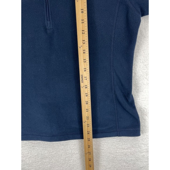 Patagonia Quarter Zip Fleece Pullover Women’s Size M Navy Blue Outdoor Sweater - Picture 7 of 12